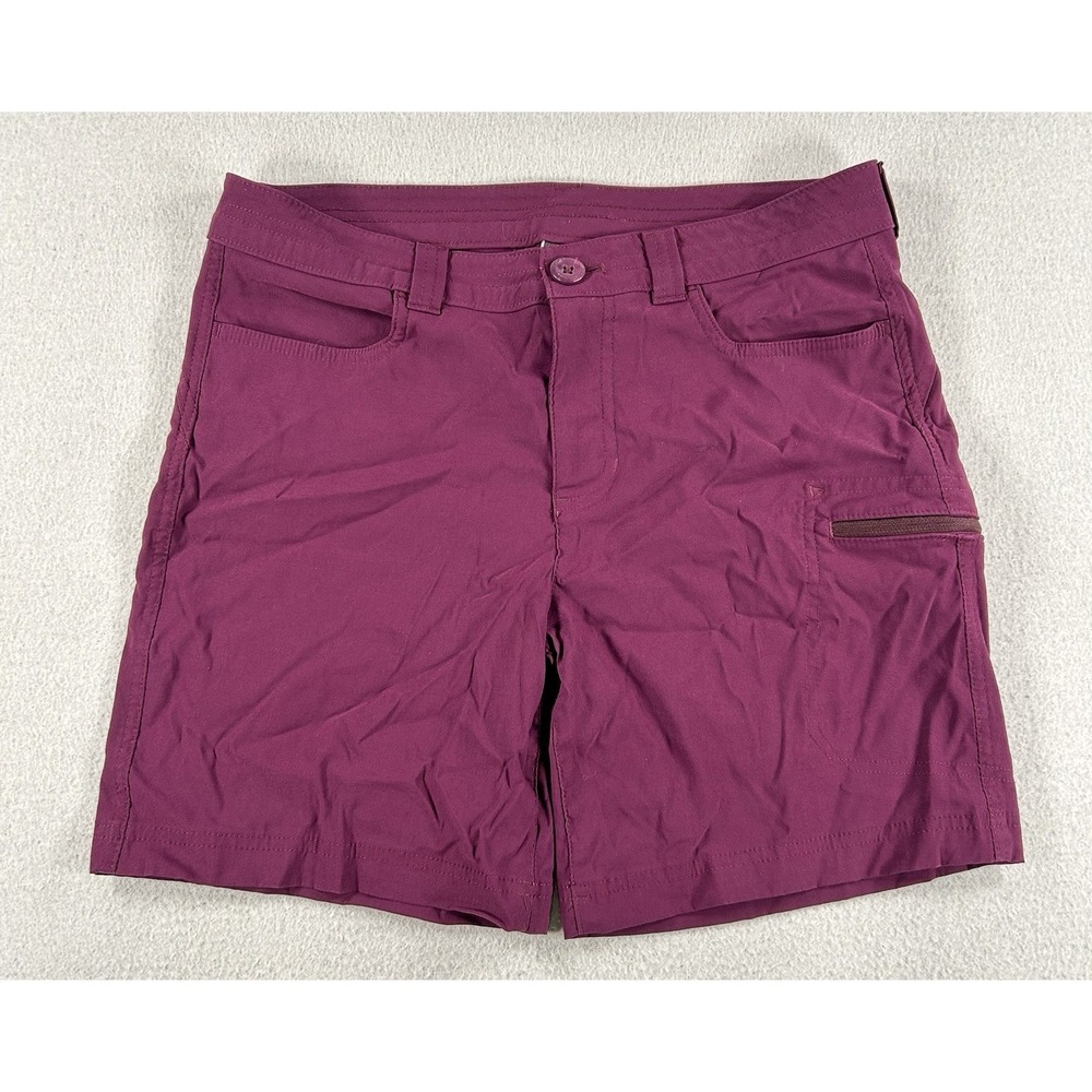 Eddie Bauer Women's Hiking Outdoor Shorts Size 6 Purple 6" Nice!